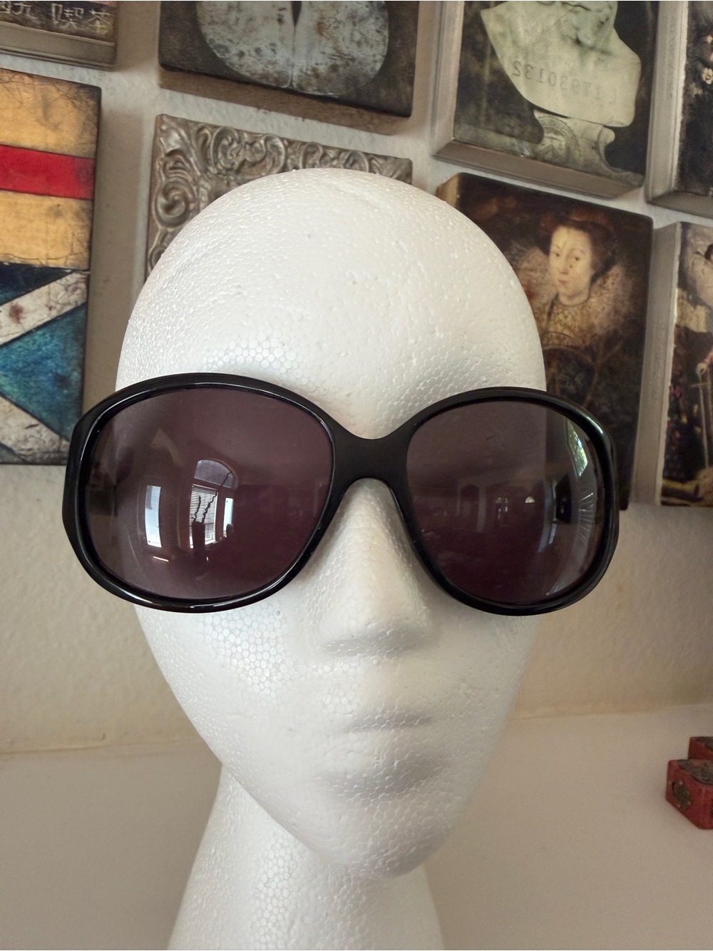 Vintage Y2K Juicy Couture Oversized Cat Eye Sunglasses, Made in Italy”